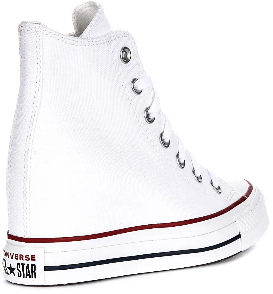 Converse All Star Wedge A11908C In White For Women Shoes Converse