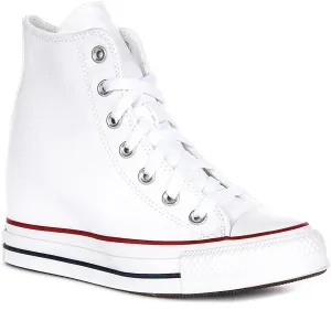 Converse All Star Wedge A11908C In White For Women Shoes Converse