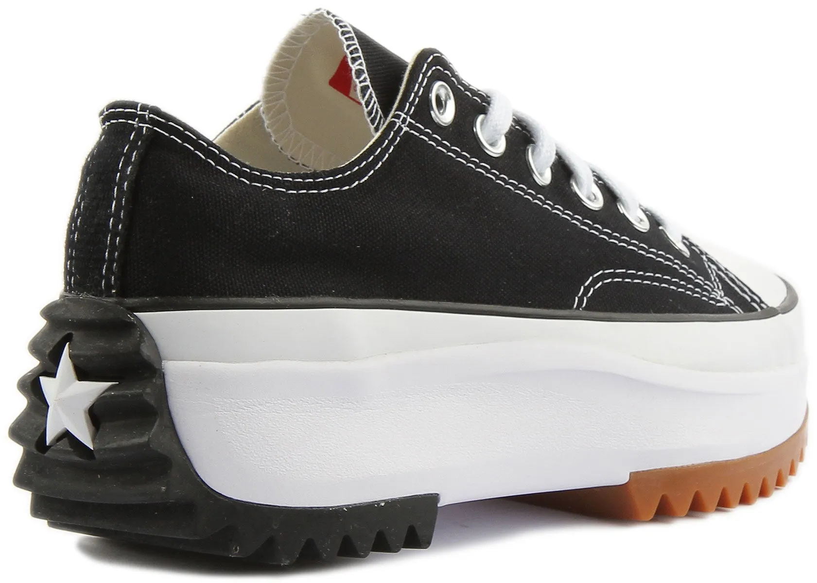 Converse Run Star Hike Low Top 168816 In Black White Shoes Converse