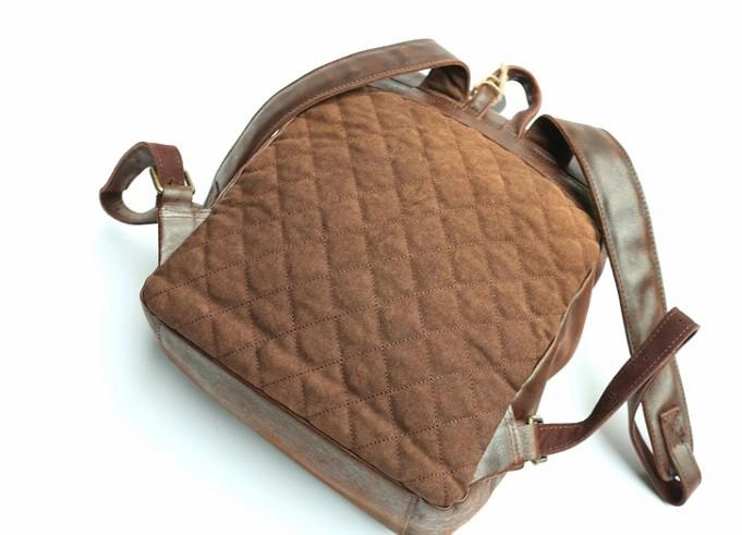 Cool Leather Mens Backpacks Travel Backpack Vintage Laptop Backpack for men