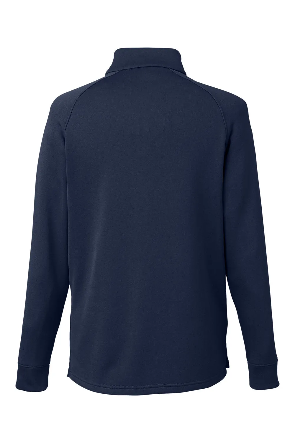 Core 365 Mens Fusion ChromaSoft Anti Static Fleece 1/4 Zip Sweatshirt w/ Pocket - Classic Navy Blue