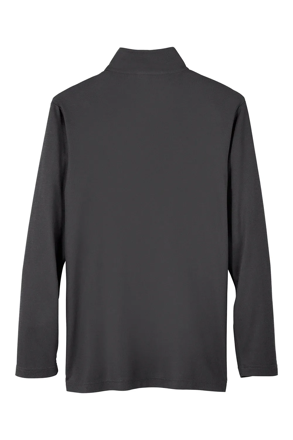 Core 365 Mens Fusion ChromaSoft Performance Moisture Wicking Pique 1/4 Zip Sweatshirt - Carbon Grey