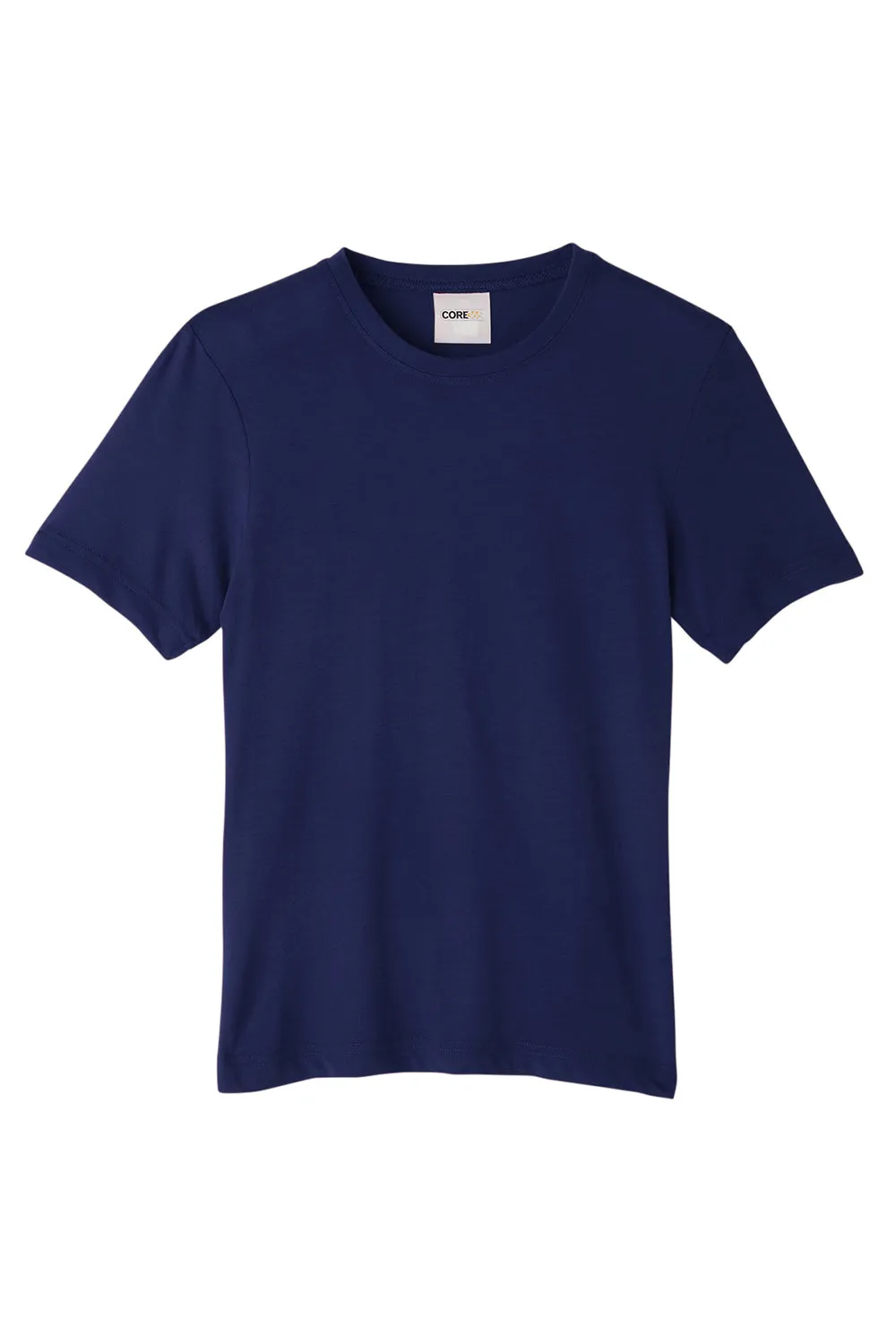 Core 365 Youth Fusion ChromaSoft Performance Moisture Wicking Short Sleeve Crewneck T-Shirt - Classic Navy Blue