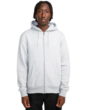 Cornell Classic Zip Hoodie in Mid Grey Heather