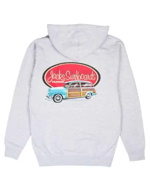 Country Squire Classic Pullover Hoodie - Heather Grey