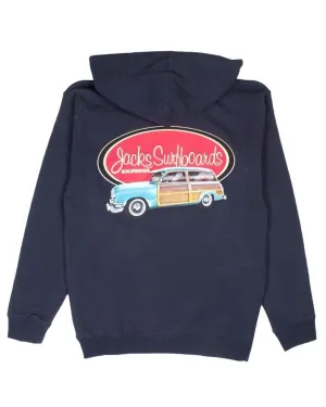 Country Squire Classic Pullover Hoodie - Navy