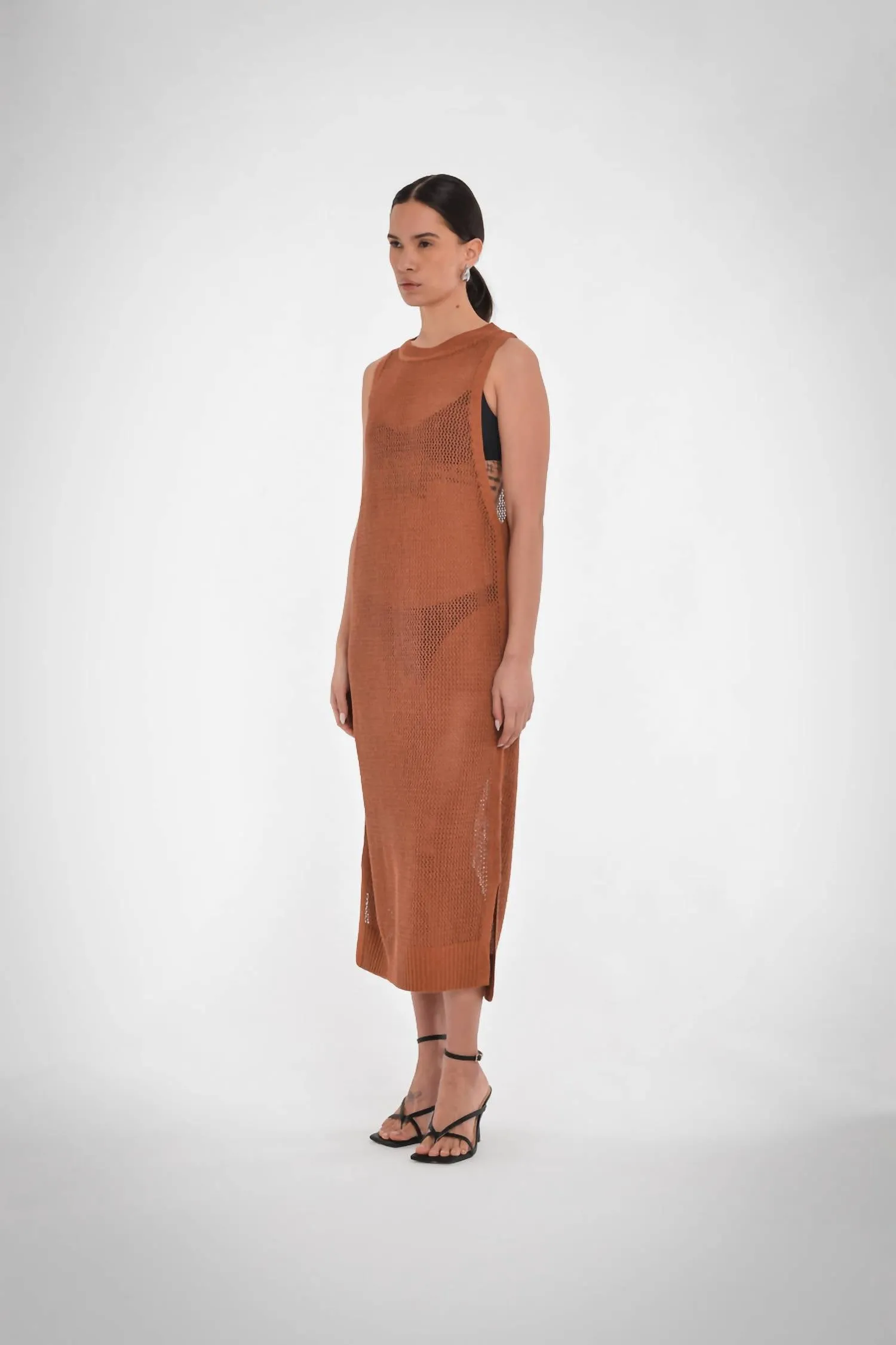 Cove Crochet Dress In Nutshell