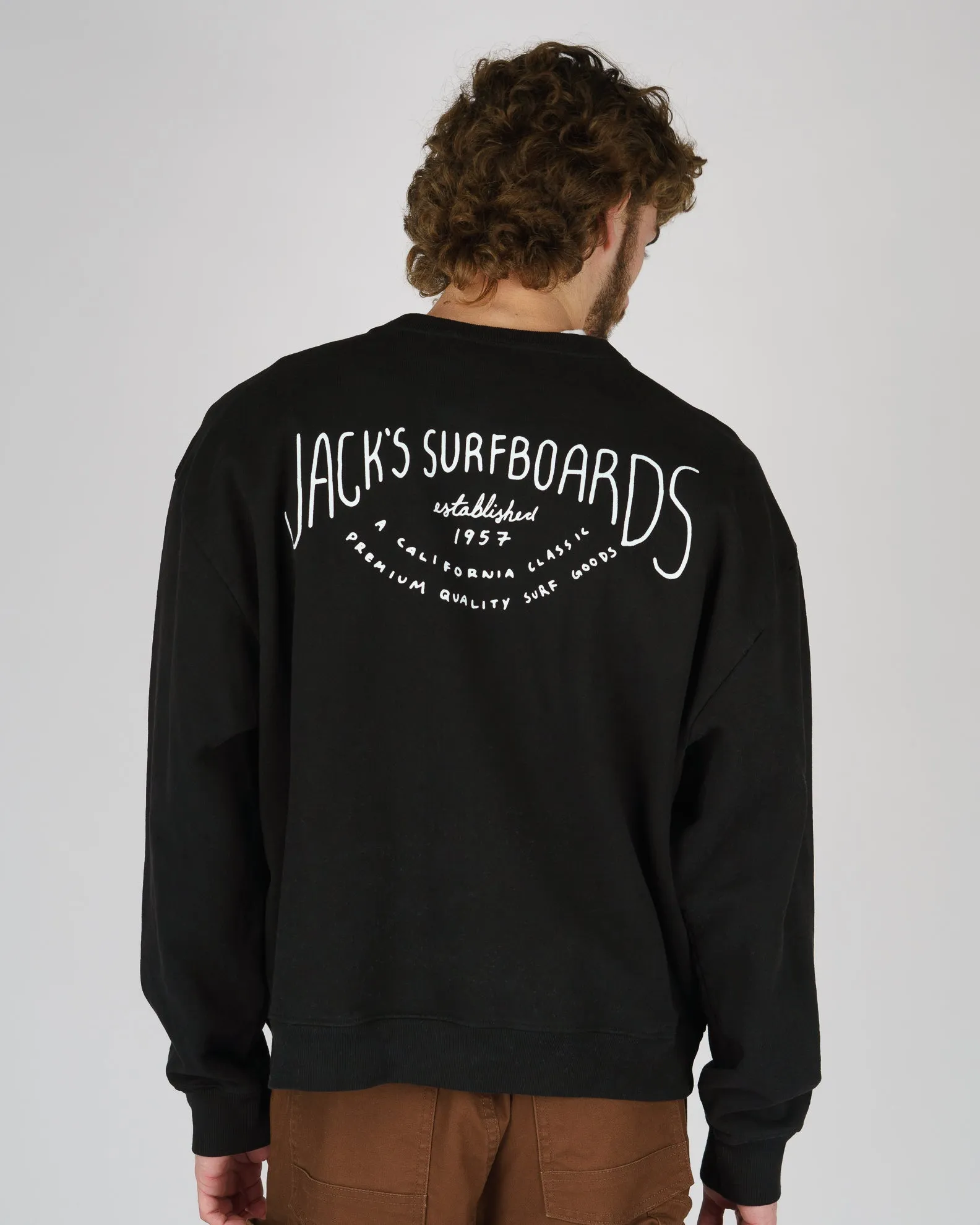 Crescent Heavyweight Crewneck - Black