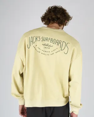 Crescent Heavyweight Crewneck - Yellow