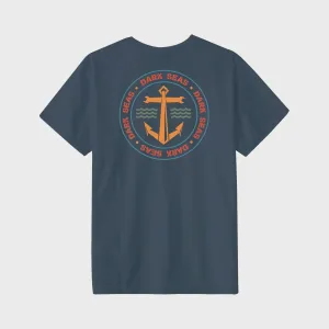 Dark Seas Offshore Pigment T-shirt - Slate Blue
