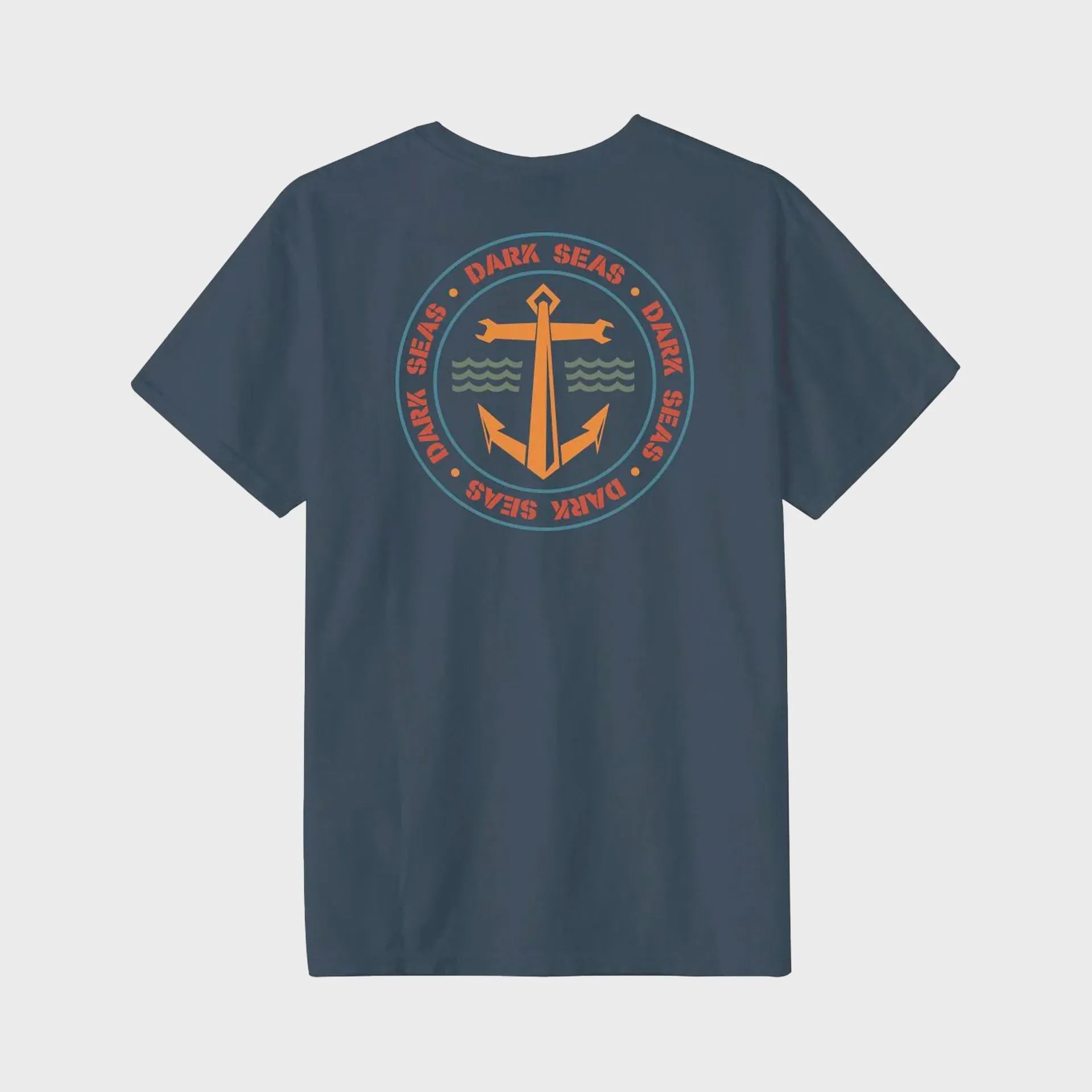 Dark Seas Offshore Pigment T-shirt - Slate Blue
