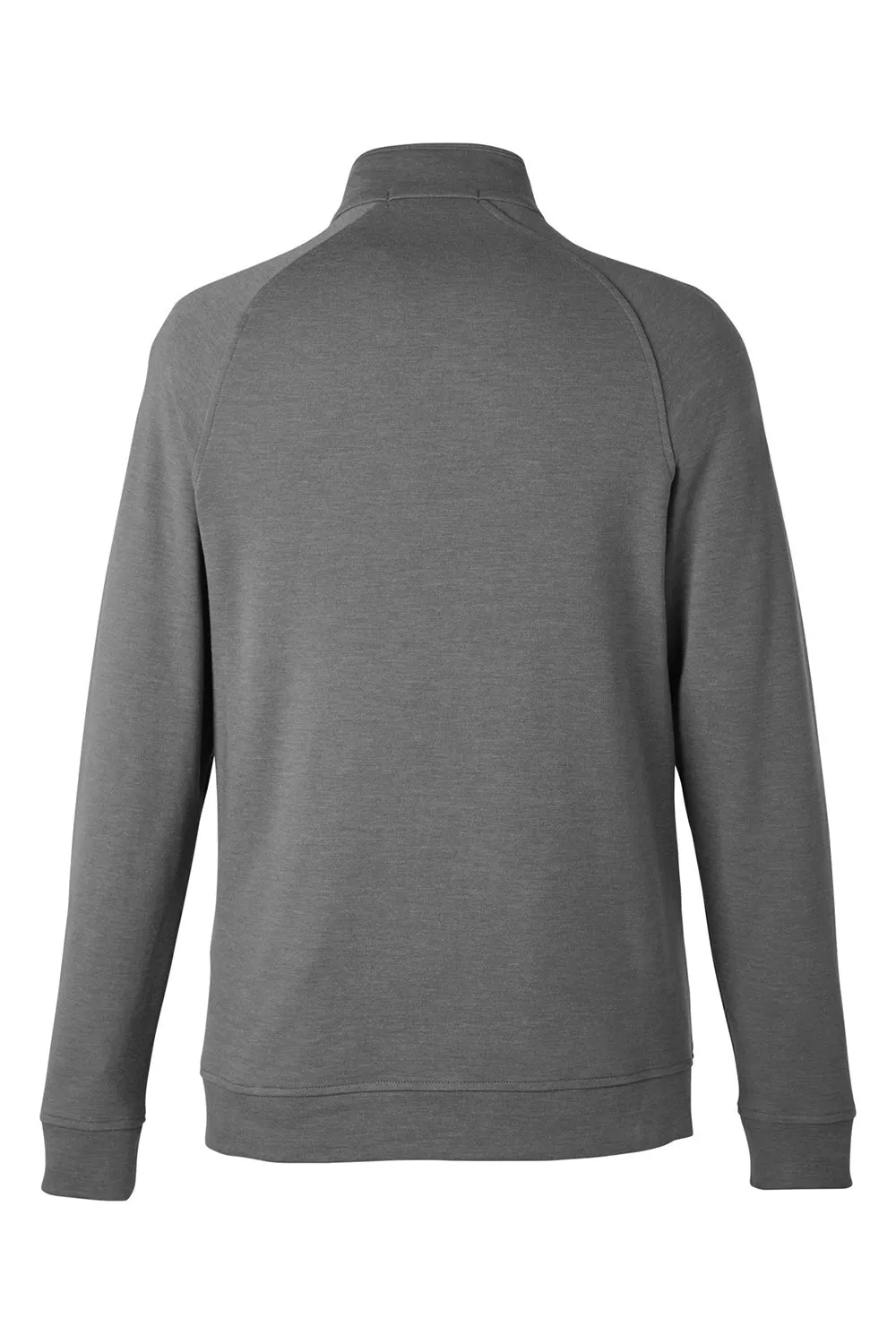 Devon & Jones Mens New Classics Charleston 1/4 Zip Sweatshirt - Graphite Grey Melange