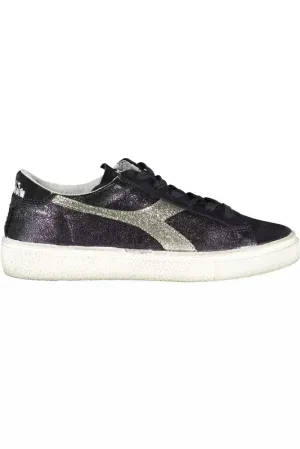 Diadora Elegant  Lace-Up Sneakers with Contrasting Women's Details