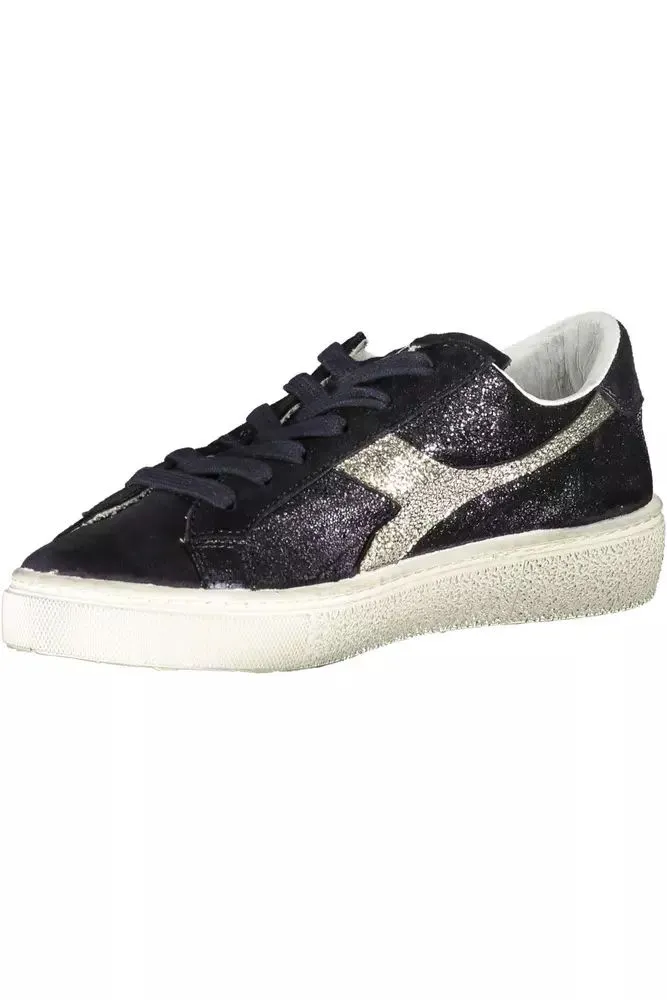 Diadora Elegant  Lace-Up Sneakers with Contrasting Women's Details