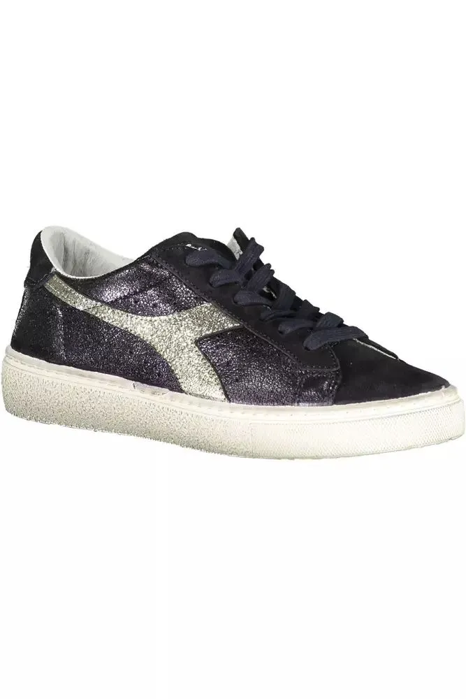 Diadora Elegant  Lace-Up Sneakers with Contrasting Women's Details