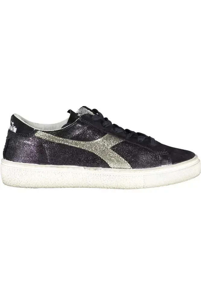 Diadora Elegant  Lace-Up Sneakers with Contrasting Women's Details