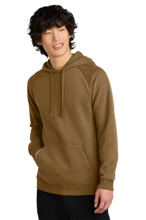District Mens Cloud Fleece Hooded Sweatshirt Hoodie w/ Pouch Pocket - Duck Brown