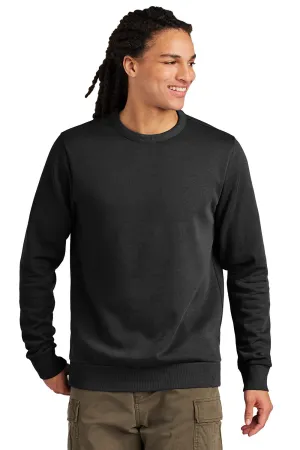 District Mens District Wash Fleece Crewneck Sweatshirt - Black