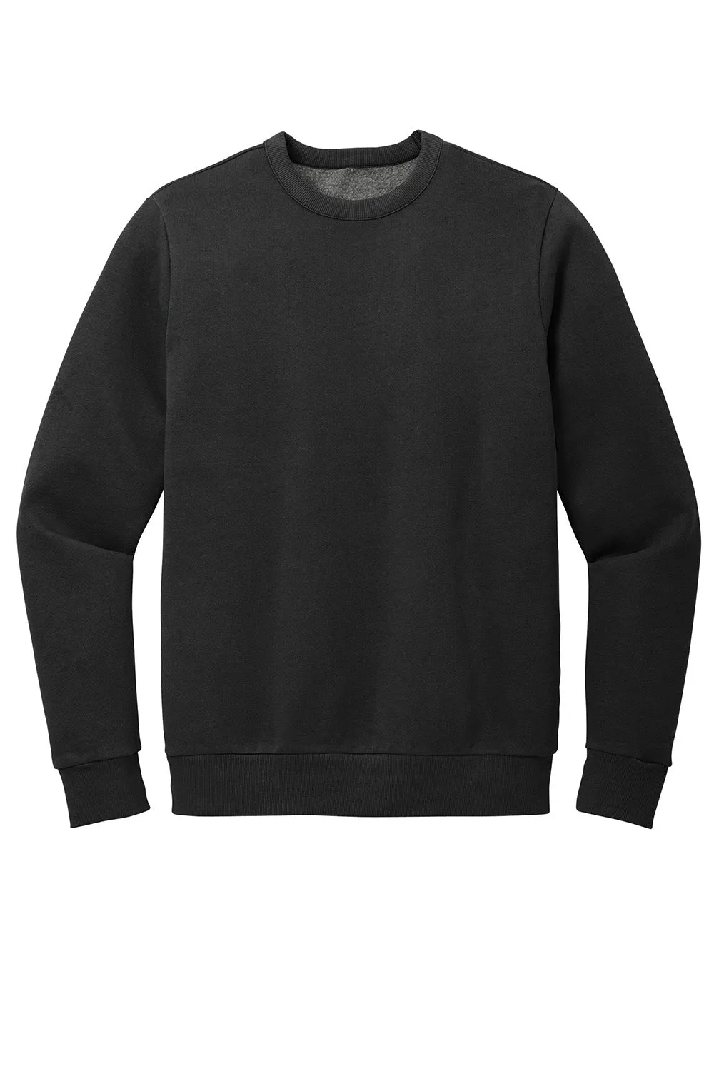 District Mens District Wash Fleece Crewneck Sweatshirt - Black