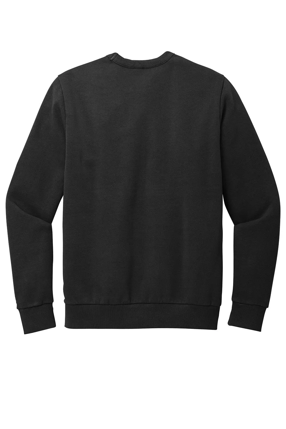 District Mens District Wash Fleece Crewneck Sweatshirt - Black