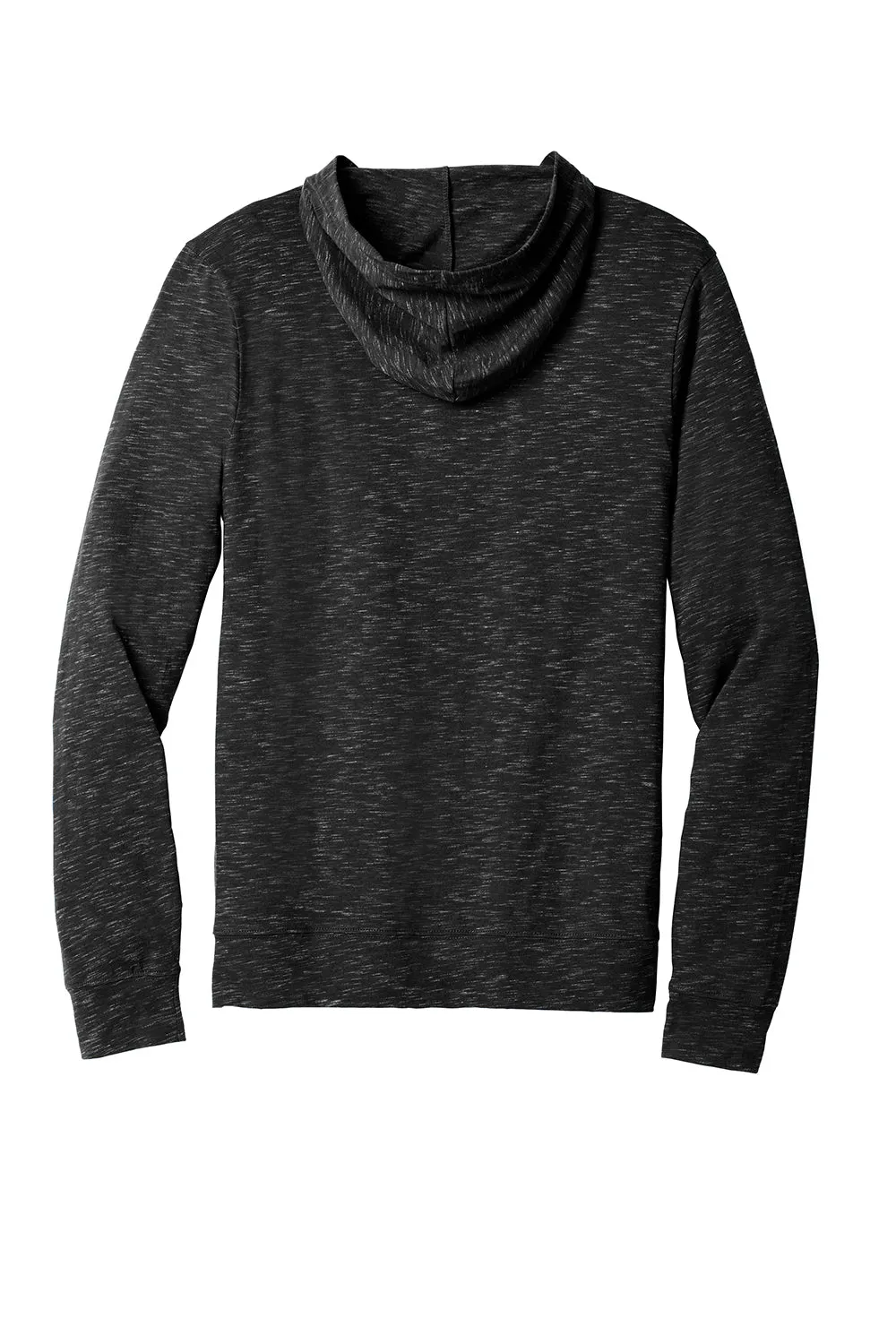 District Mens Medal Full Zip Hooded Sweatshirt Hoodie w/ Pockets - Black