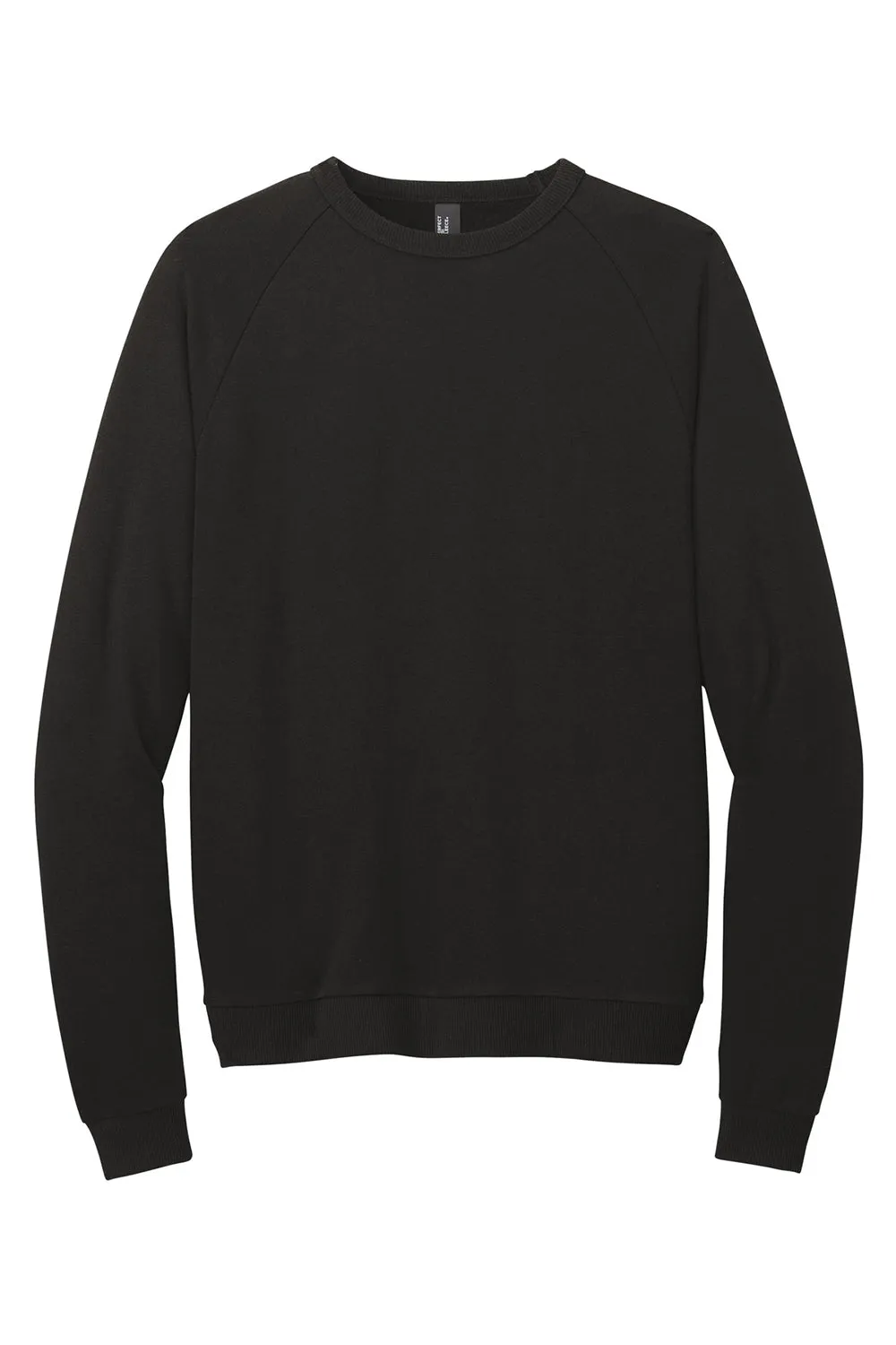 District Mens Perfect Tri Fleece Crewneck Sweatshirt - Black