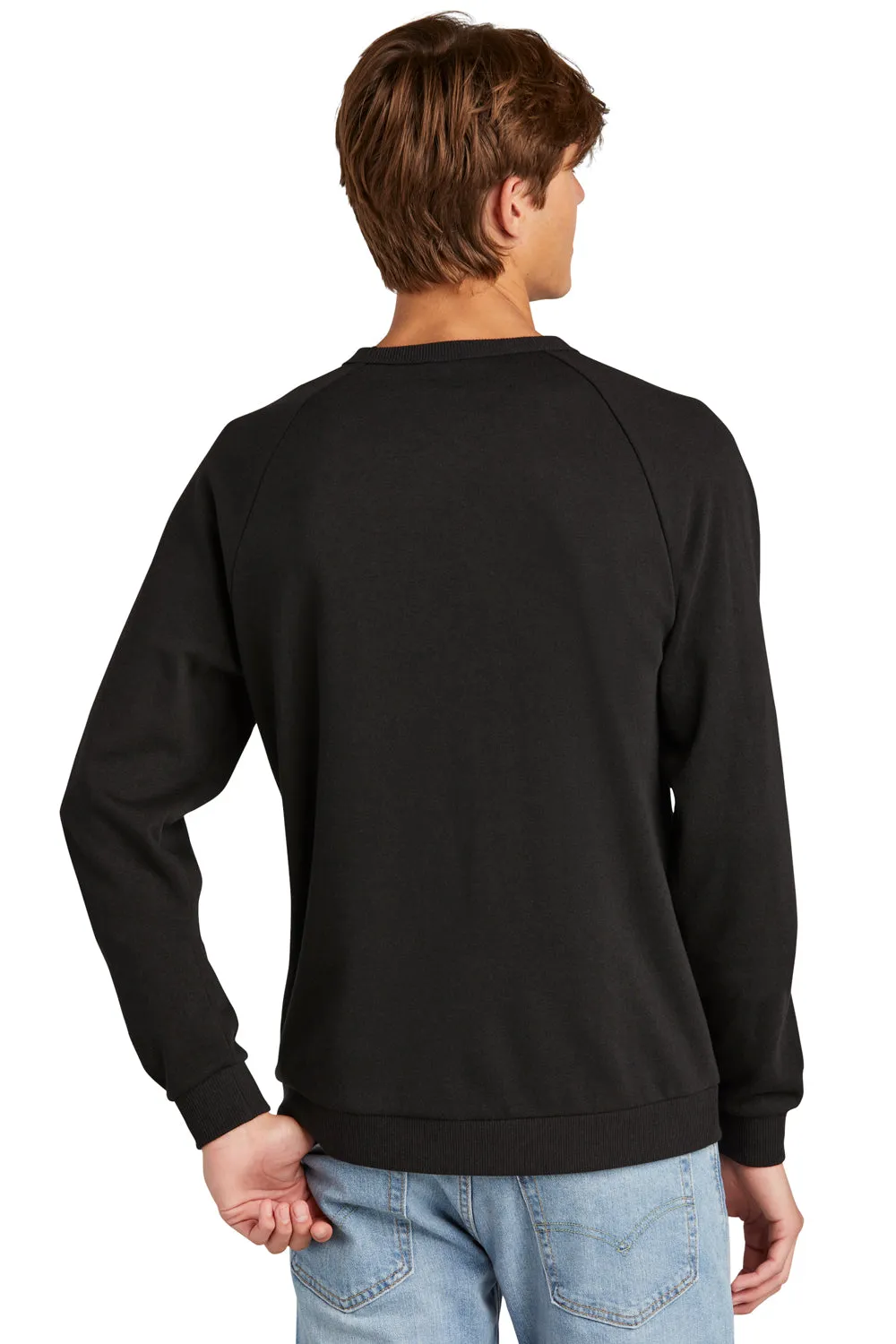 District Mens Perfect Tri Fleece Crewneck Sweatshirt - Black