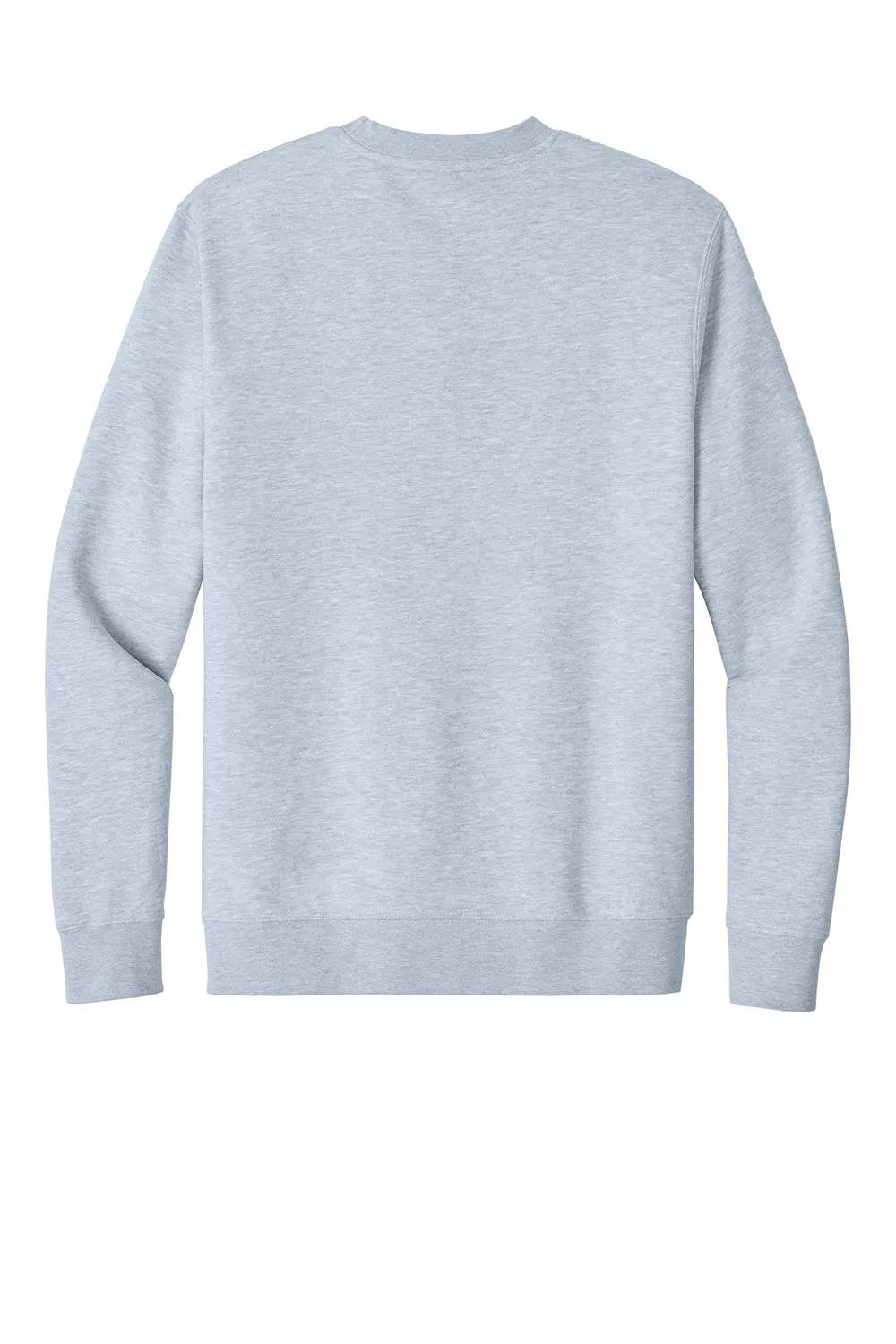 District Mens Very Important Fleece Crewneck Sweatshirt - Heather Light Grey
