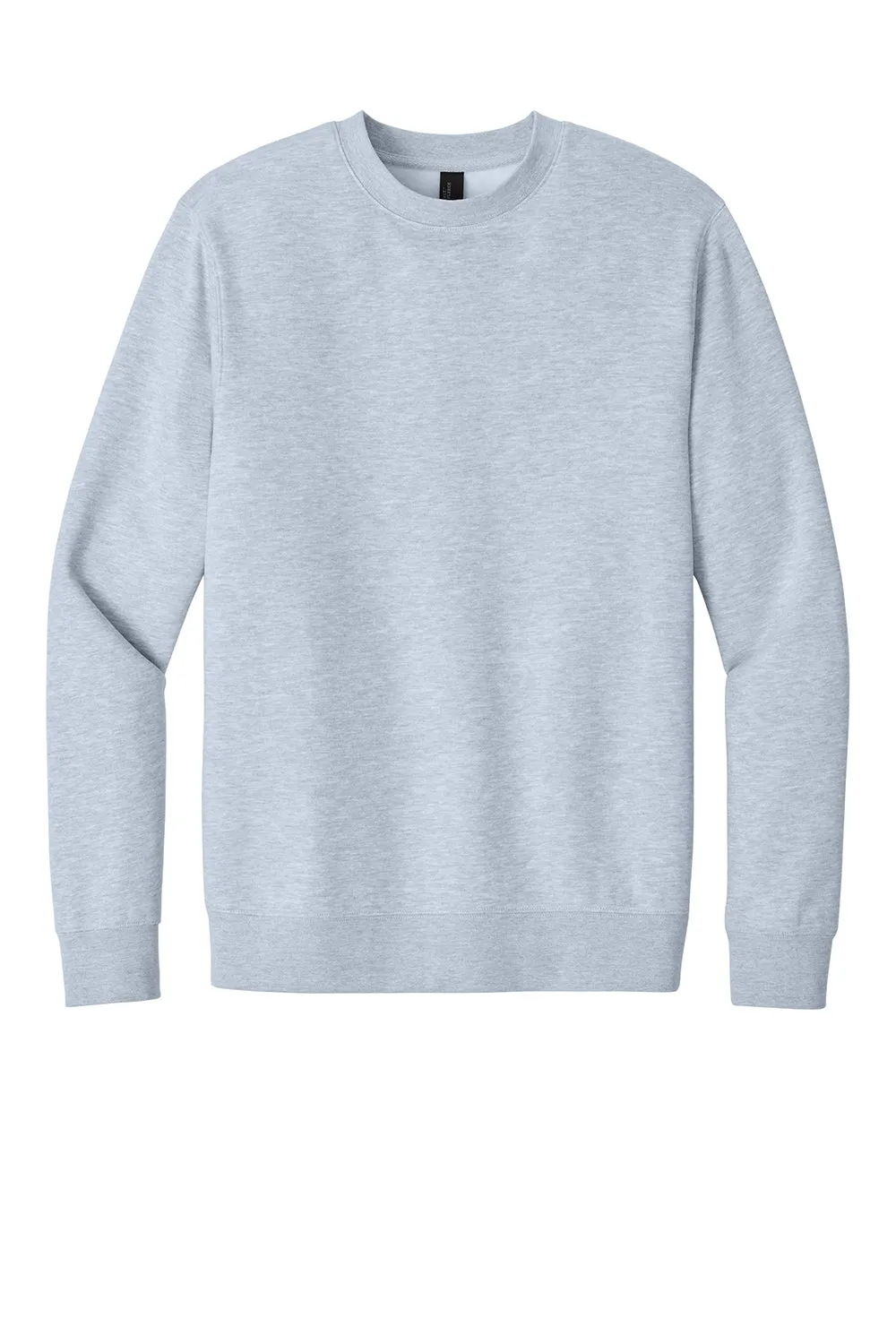 District Mens Very Important Fleece Crewneck Sweatshirt - Heather Light Grey