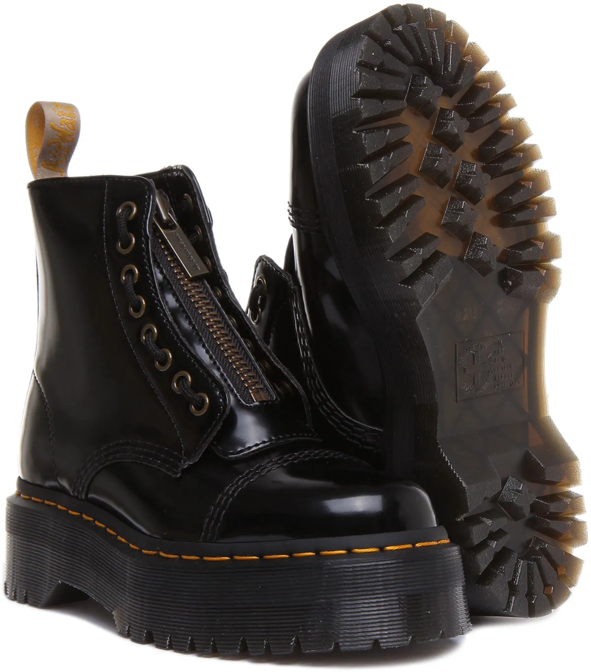 Dr Martens Vegan Sinclair In Black For Women Shoes Dr Martens