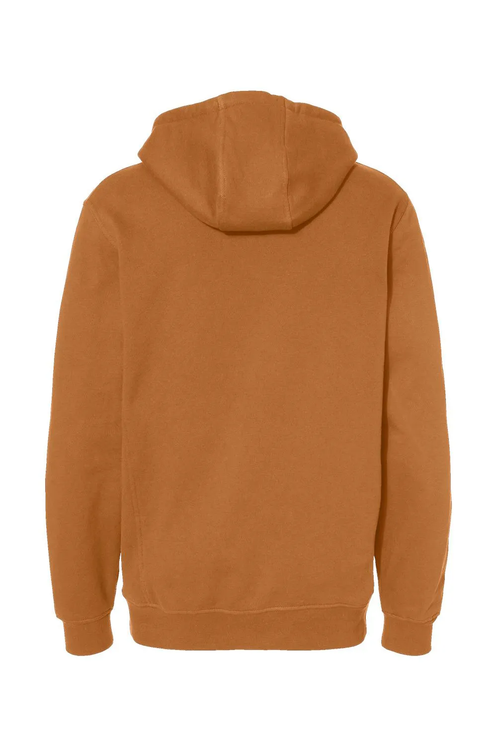 Dri Duck Mens Woodland Fleece Hooded Sweatshirt Hoodie w/ Pouch Pocket - Saddle Brown