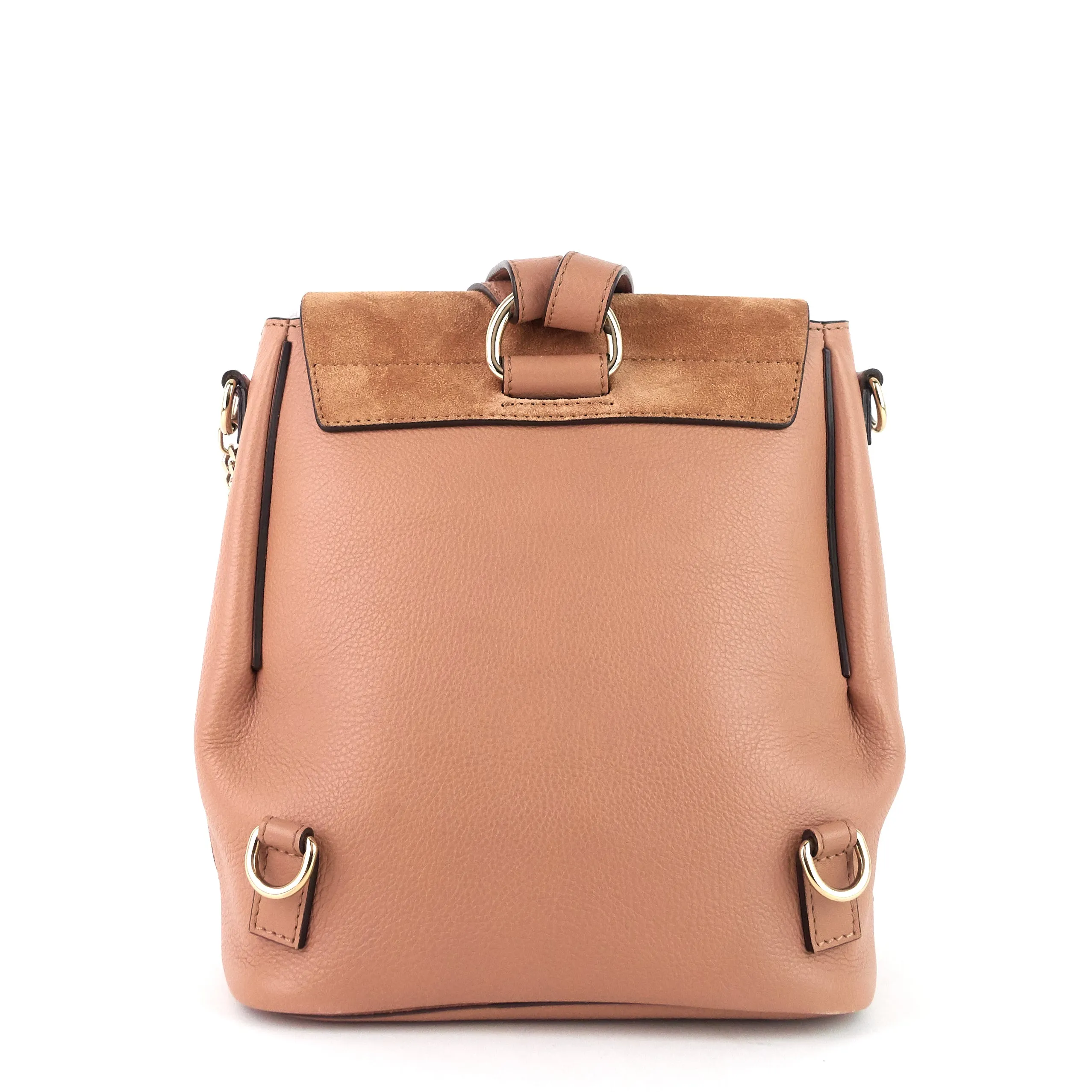 Faye Calfskin and Suede Backpack Bag Bags_Chloé