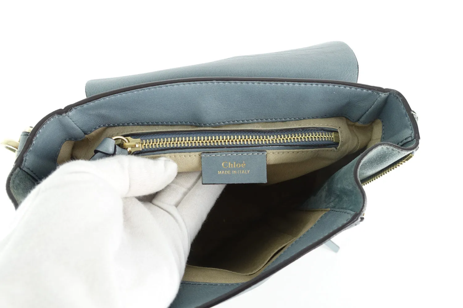 Faye Medium Suede and Calf Leather Backpack Bags_Chloé