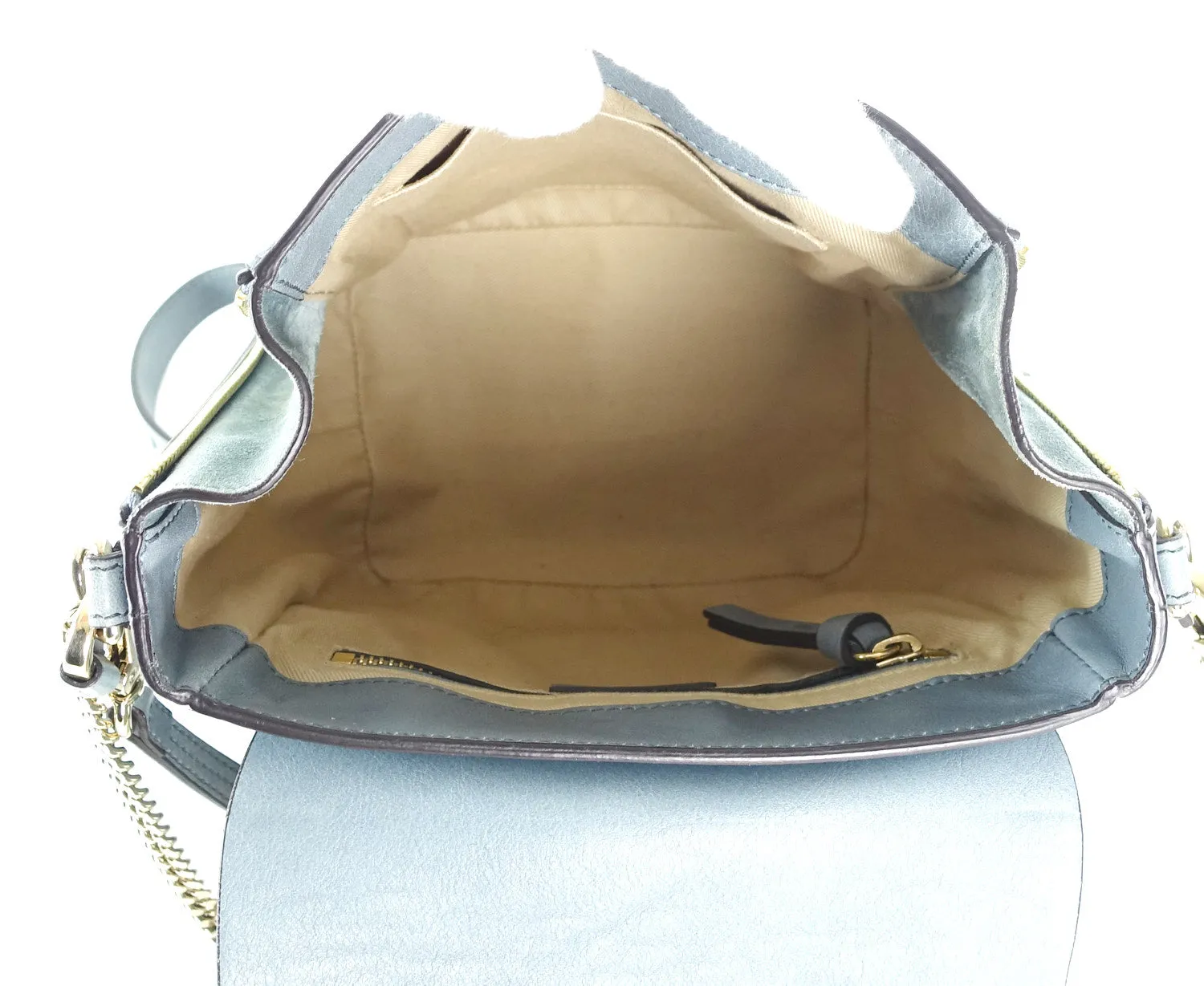 Faye Medium Suede and Calf Leather Backpack Bags_Chloé