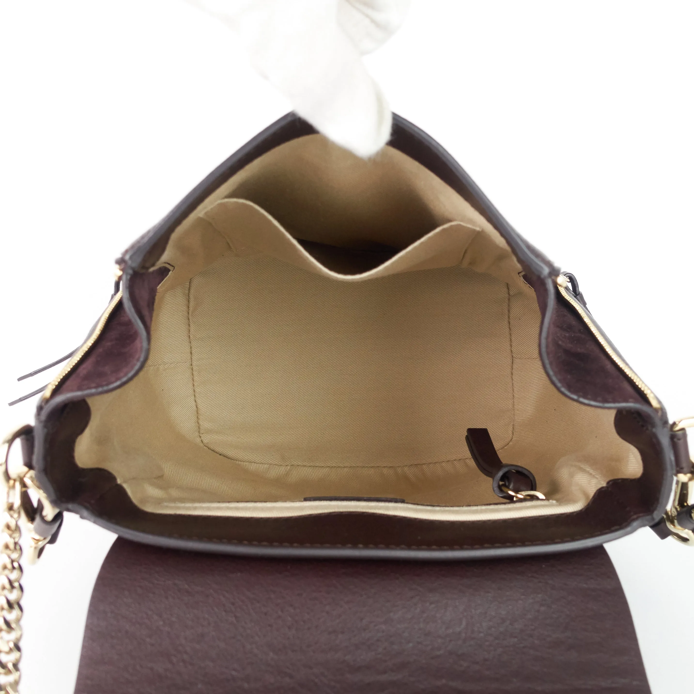 Faye Small Calf and Suede Backpack Bags_Chloé
