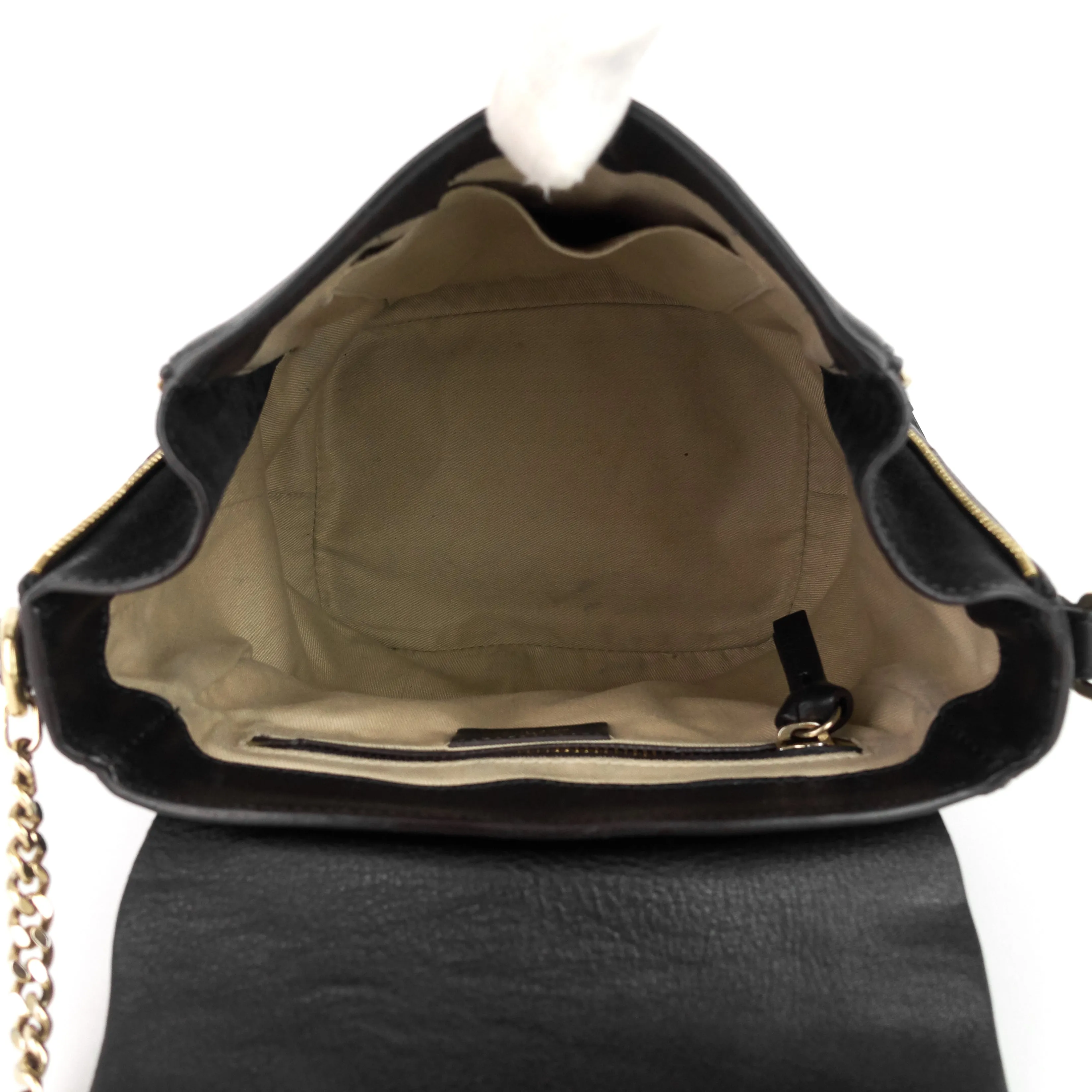 Faye Small Calfskin and Suede Backpack Bag Bags_Chloé