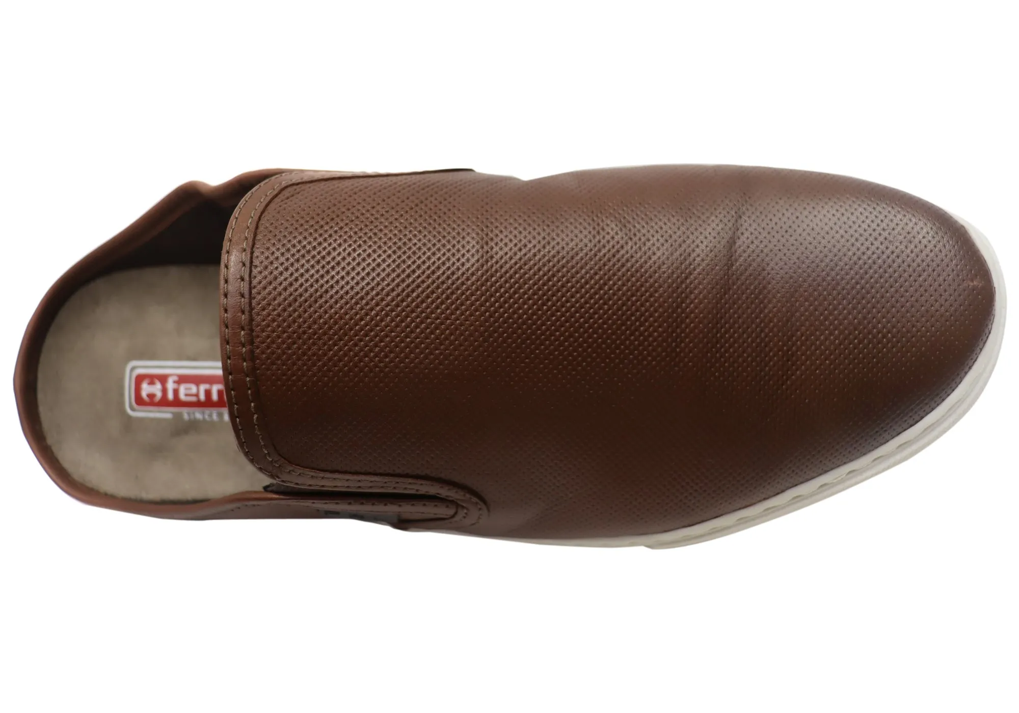 Ferricelli Lucca Mens Leather Slip On Casual Shoes Made In Brazil Ferricelli Shoes