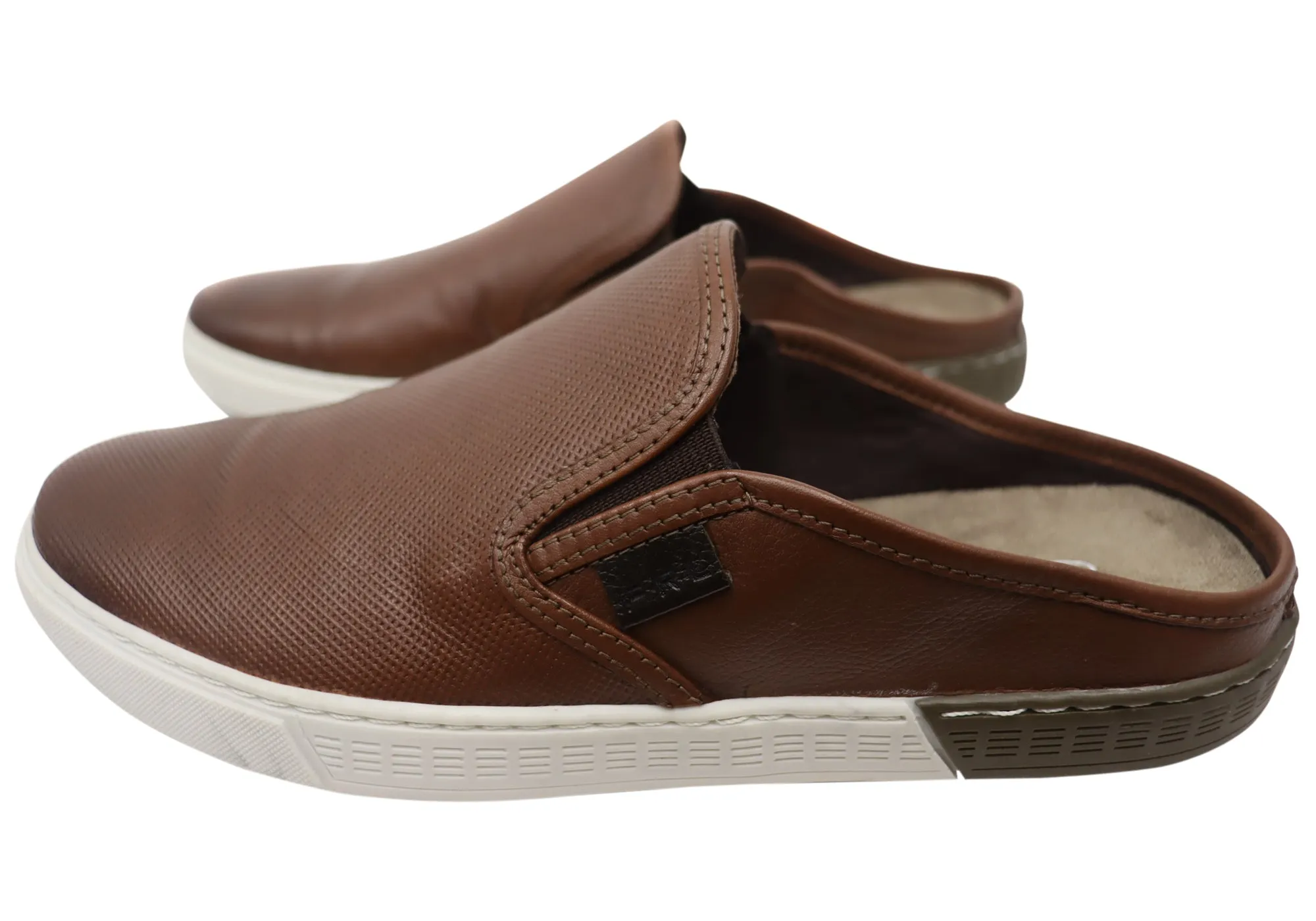 Ferricelli Lucca Mens Leather Slip On Casual Shoes Made In Brazil Ferricelli Shoes