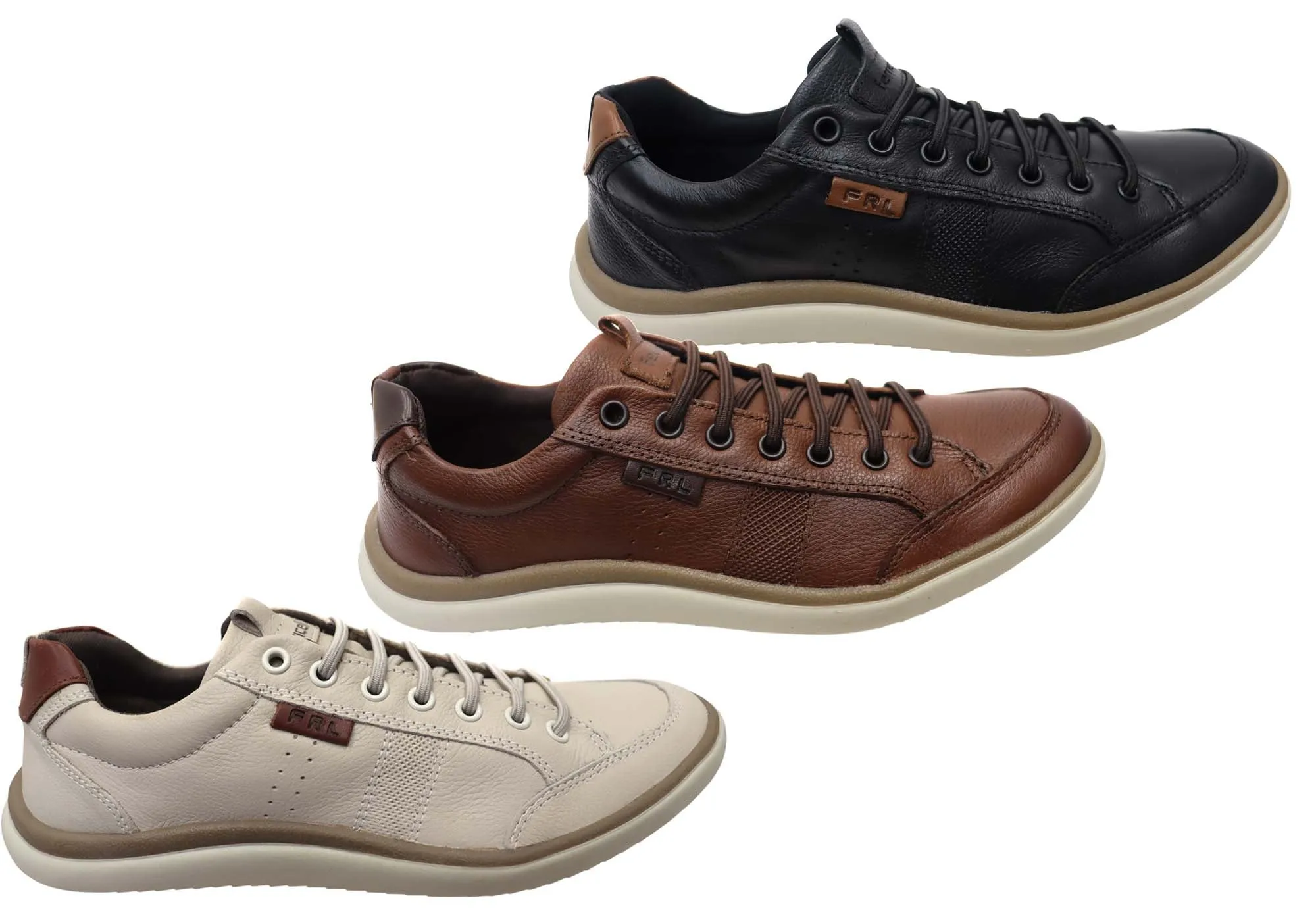 Ferricelli Richard Mens Brazilian Comfort Leather Slip On Casual Shoes Ferricelli Shoes