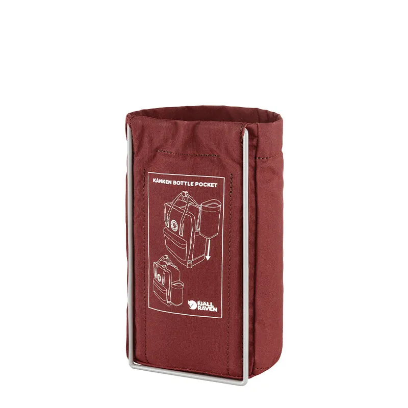Fjallraven Kanken Bottle Pocket Ox Red Fjällräven Kånken Bags