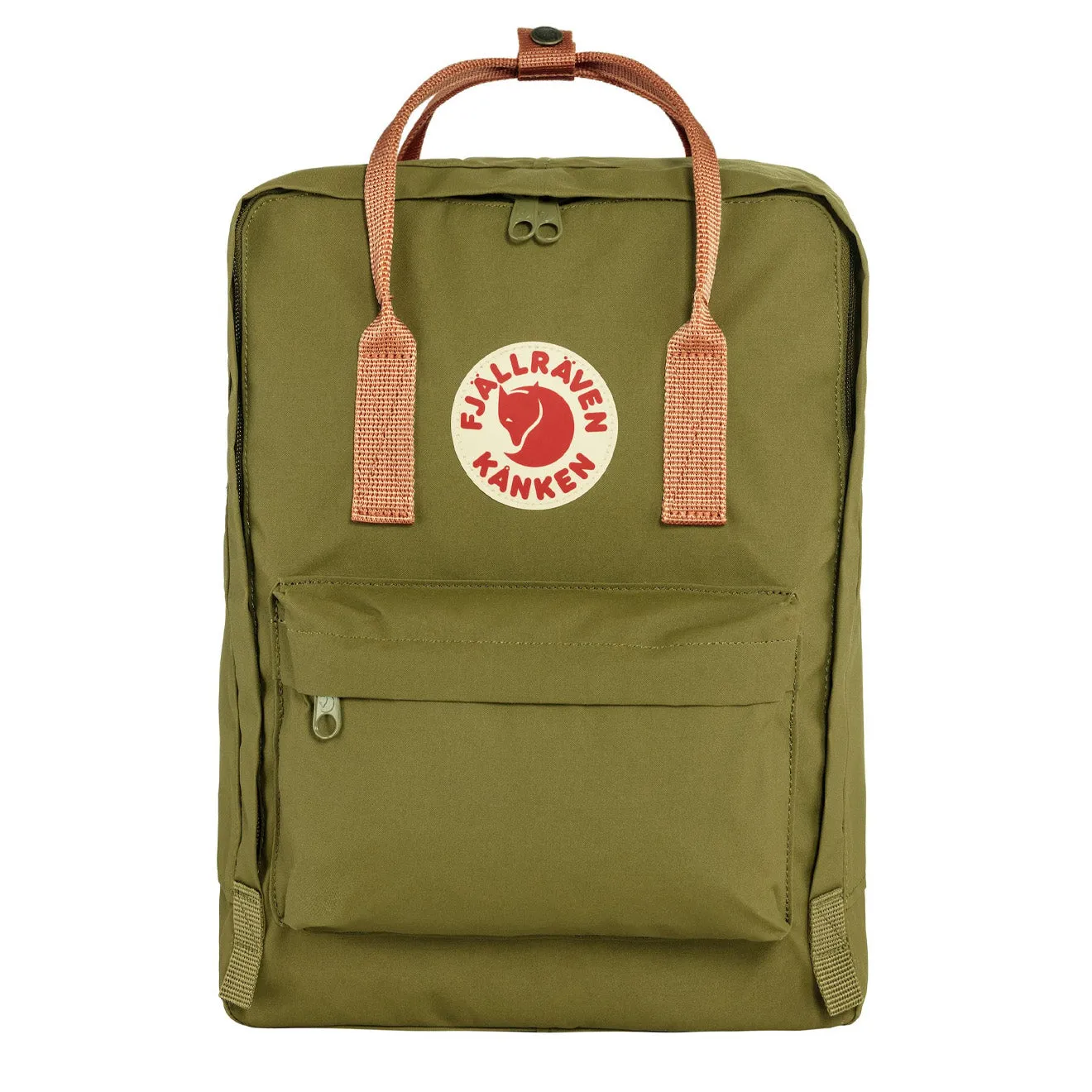 Fjallraven Kanken Classic Backpack Foliage Green / Peach Sand Fjällräven Kånken Bags