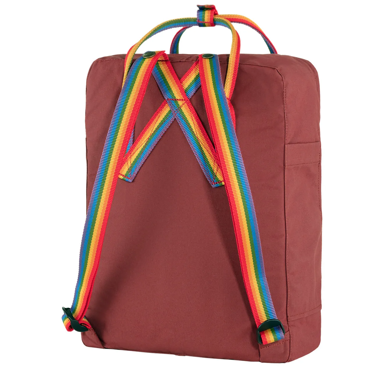 Fjallraven Kanken Classic Backpack Ox Red / Rainbow Pattern Fjällräven Kånken Bags