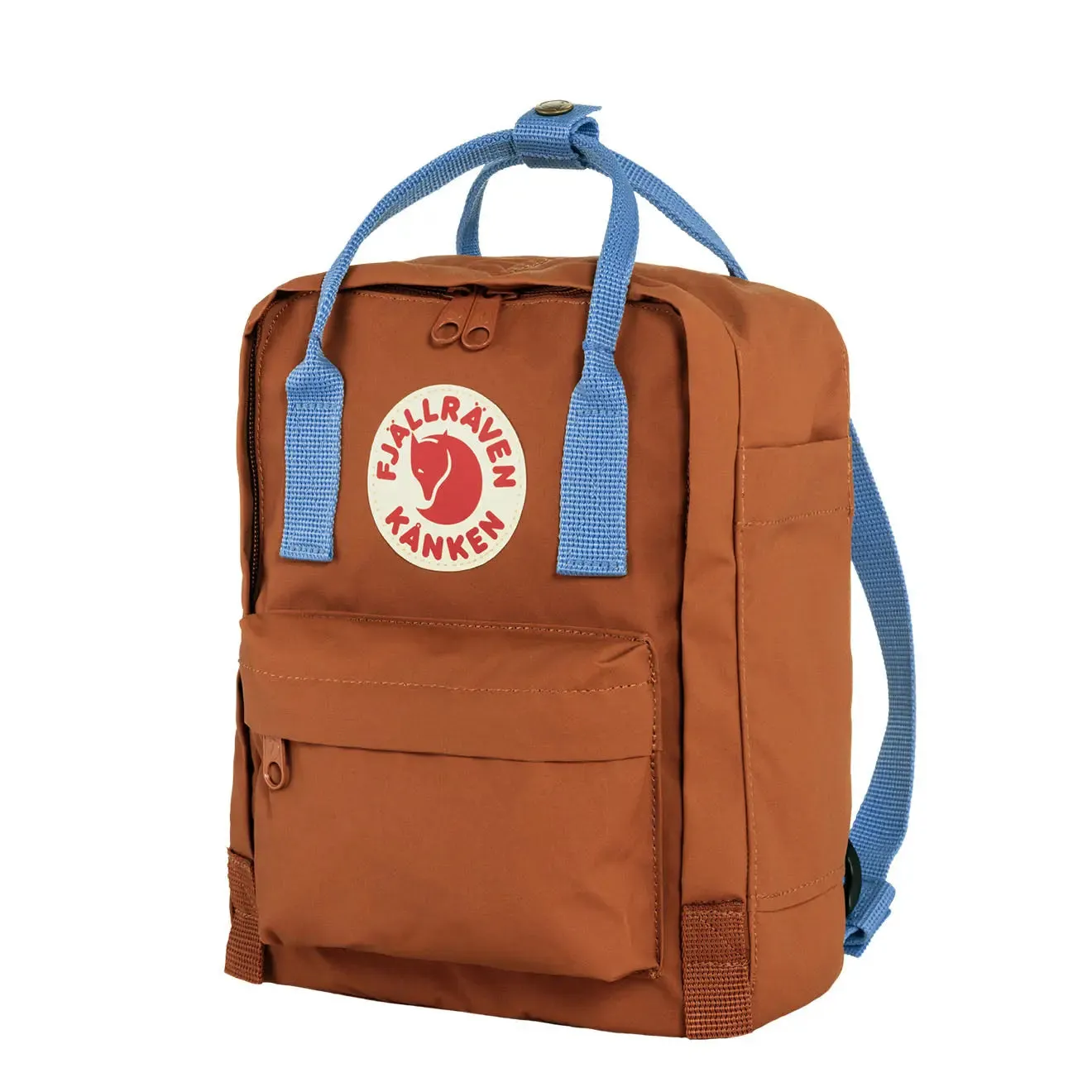 Fjallraven Kanken Mini Backpack Terracotta Brown Ultramarine Bags Fjallraven Kanken Bags