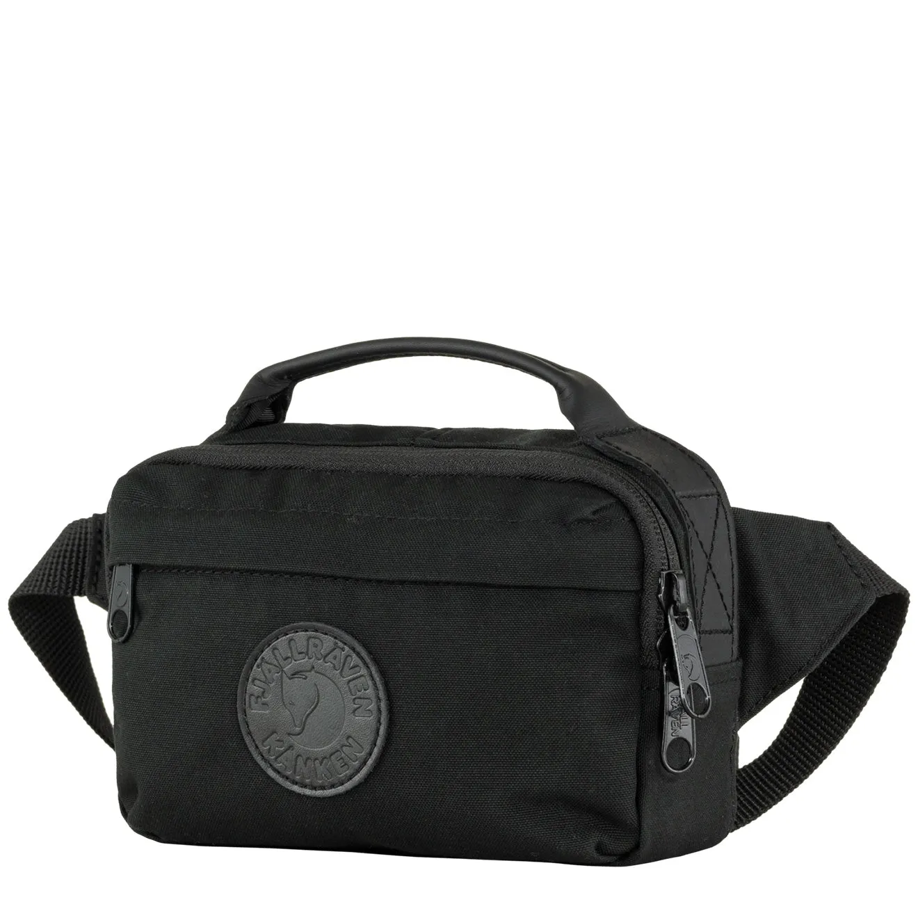 Fjallraven Kanken No. 2 Black Hip Pack Fjällräven Kånken Bags