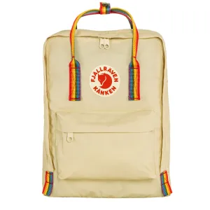 Fjallraven Kanken Rainbow Classic Backpack Light Oak / Rainbow Pattern Fjällräven Kånken Bags