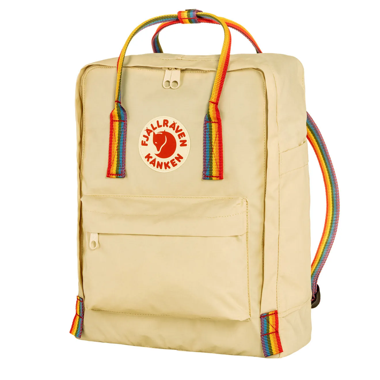 Fjallraven Kanken Rainbow Classic Backpack Light Oak / Rainbow Pattern Fjällräven Kånken Bags