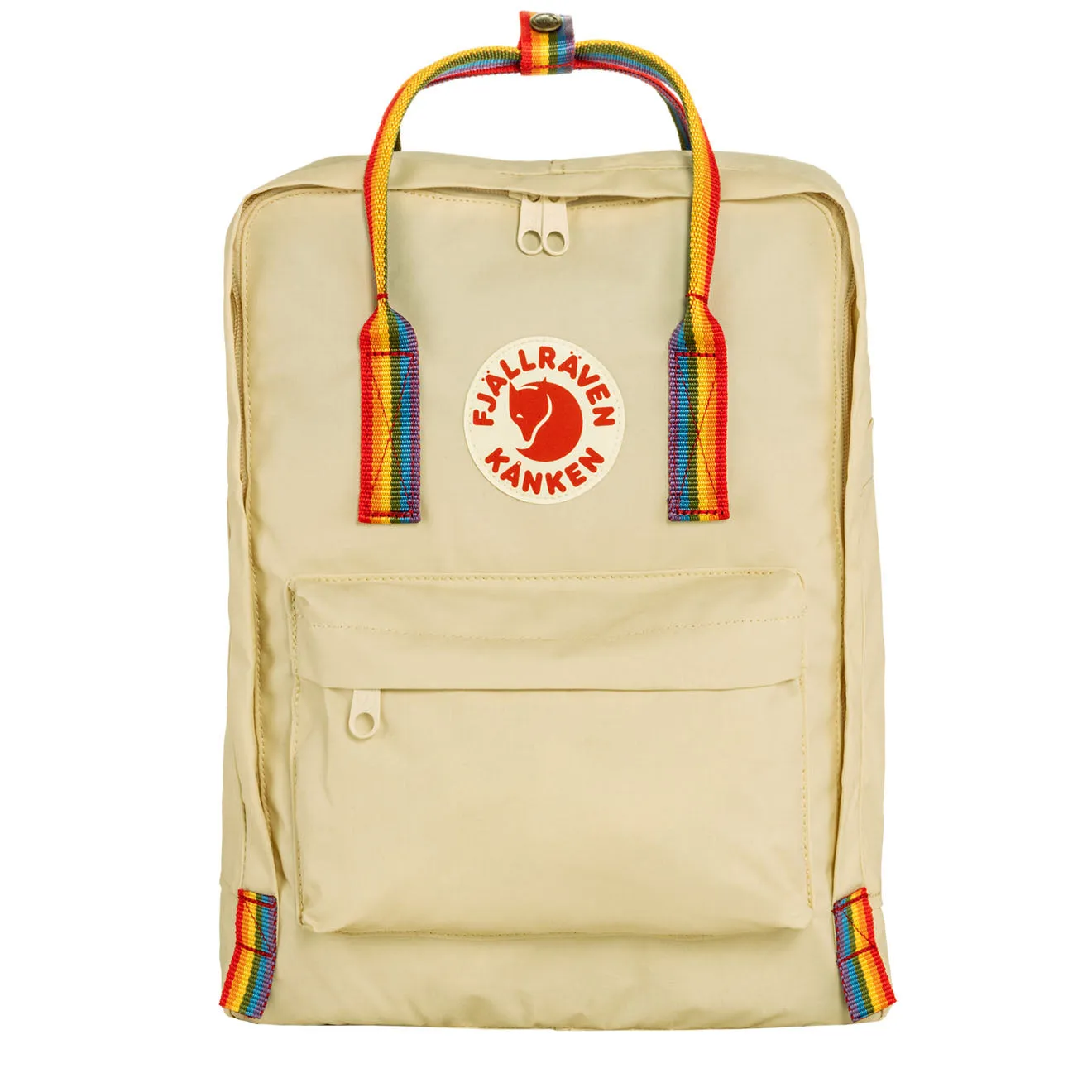 Fjallraven Kanken Rainbow Classic Backpack Light Oak / Rainbow Pattern Fjällräven Kånken Bags