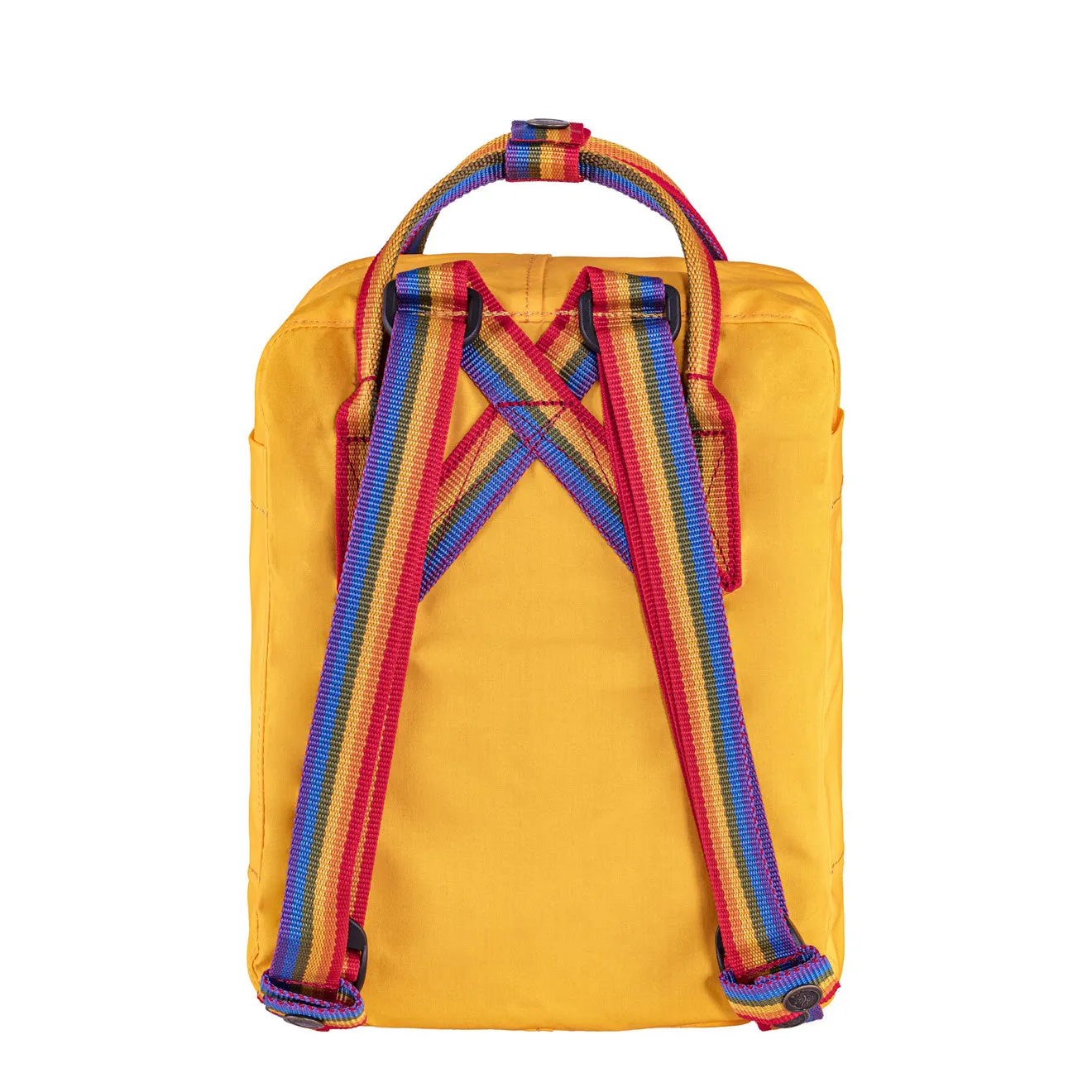Fjallraven Kanken Rainbow Mini Backpack Warm Yellow / Rainbow Pattern Fjällräven Kånken Bags