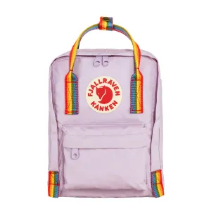Fjallraven Kanken Rainbow Mini Pastel Lavender-Rainbow Fjällräven Kånken Bags