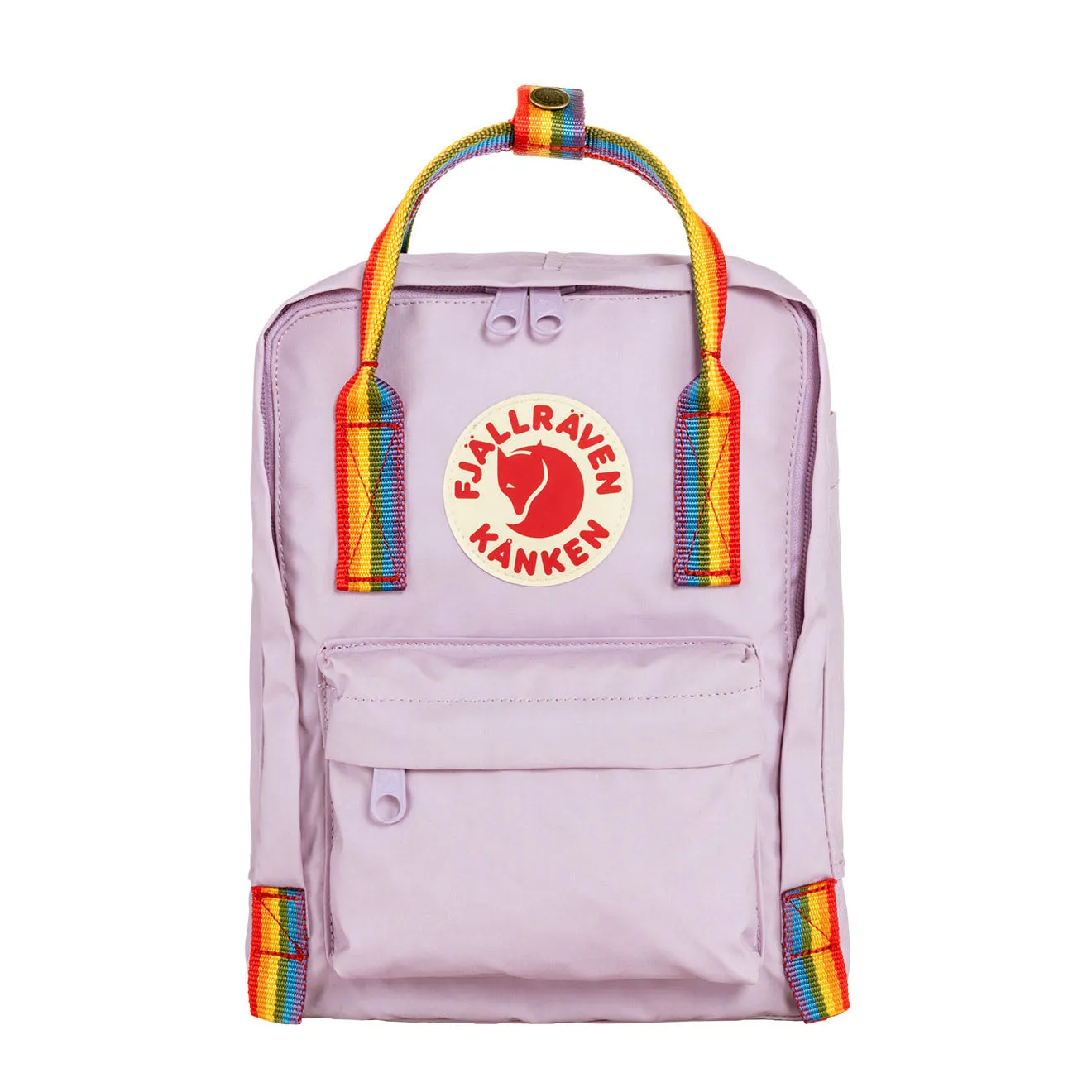 Fjallraven Kanken Rainbow Mini Pastel Lavender-Rainbow Fjällräven Kånken Bags